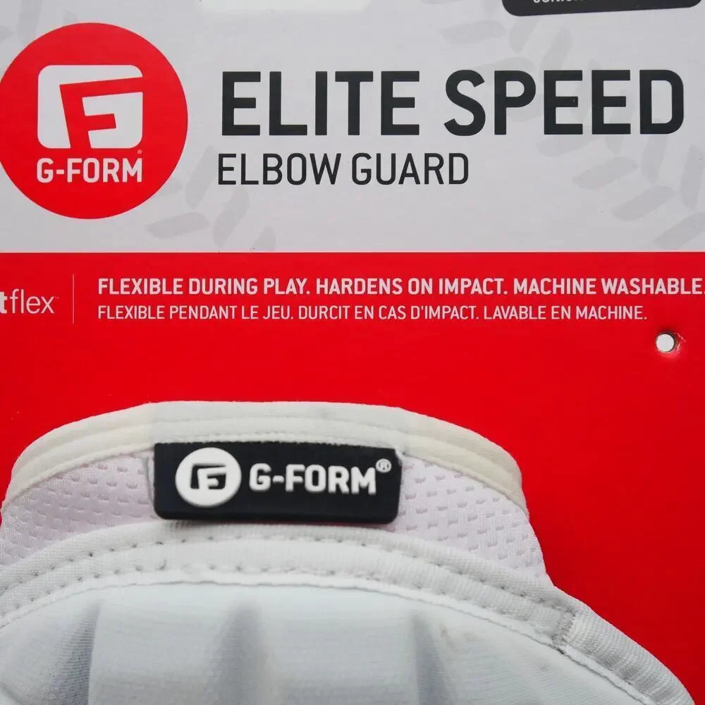 NEW G-Form Elite Speed Elbow Guard Youth One Size Black White